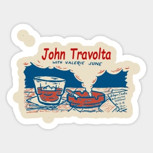 John Travolta Vintage Sticker